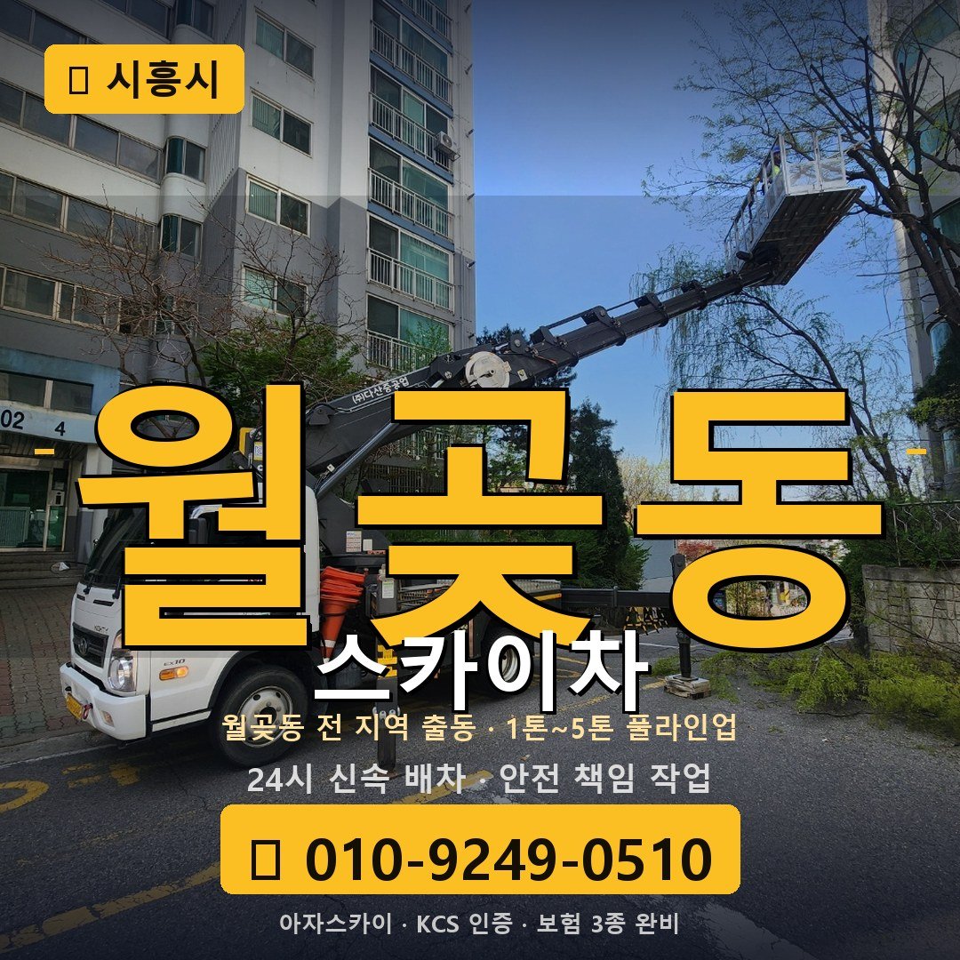 시흥 월곶동 스카이차 - 아자스카이
